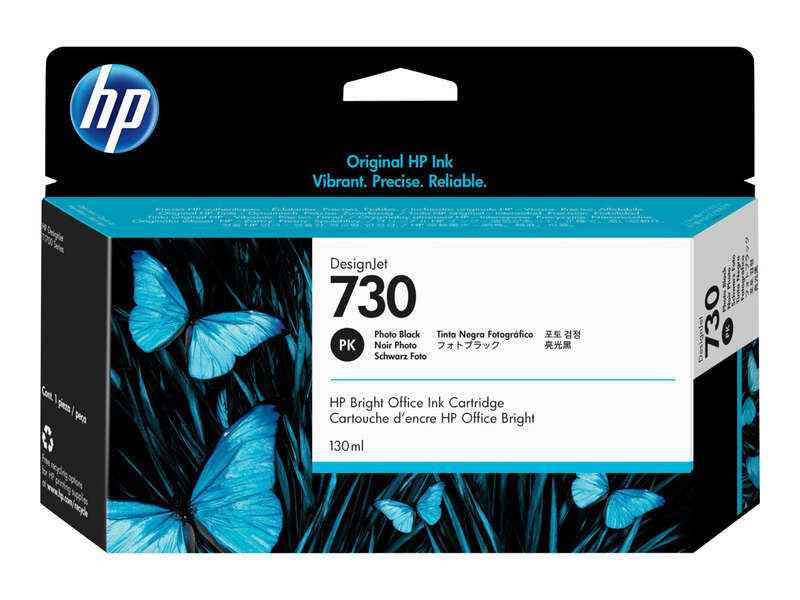 HP 730 Negro Photo Cartucho de Tinta Original - P2V67A - Prinkweb