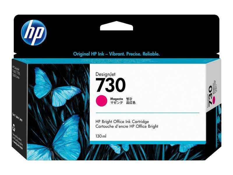HP 730 Magenta Cartucho de Tinta Original - P2V63A - Prinkweb