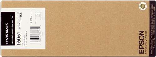 Epson T6061 Negro Photo Cartucho de Tinta Original - C13T606100 - Prinkweb