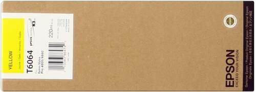 Epson T6064 Amarillo Cartucho de Tinta Original - C13T606400 - Prinkweb