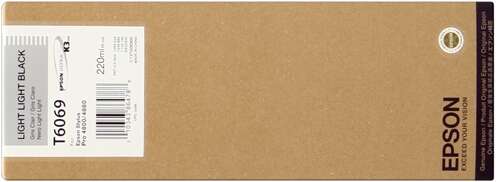 Epson T6069 Negro Light Light Cartucho de Tinta Original - C13T606900 - Prinkweb
