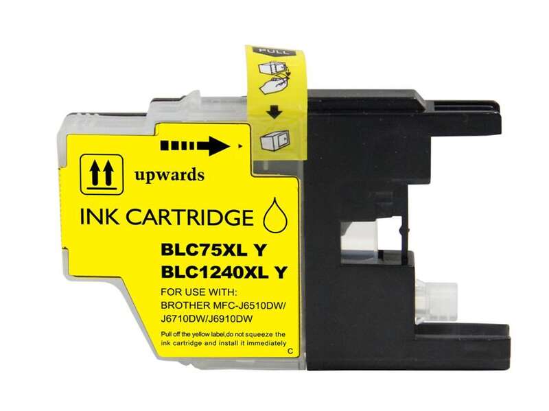 Compatible Brother LC1240XL Yellow Cartridge