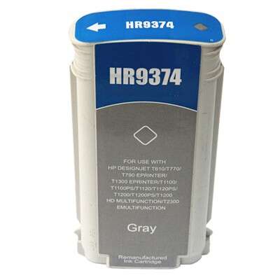 Cartucho compatible HP 72 gris