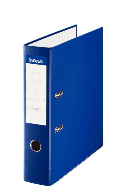 Esselte Archivador de Palanca - Formato Folio - Lomo 75mm - Capacidad para 500 Hojas - Color Azul - Cantidad: 10