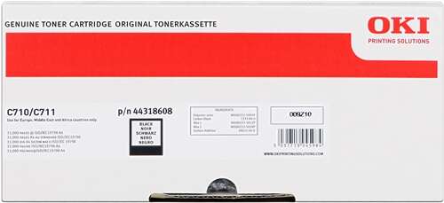 OKI C710/C711 Negro Cartucho de Toner Original - 44318608 - Prinkweb