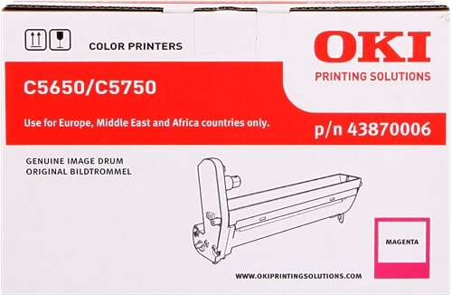 OKI C5650/C5750 Magenta Tambor de Imagen Original - 43870006 (Drum) - Prinkweb