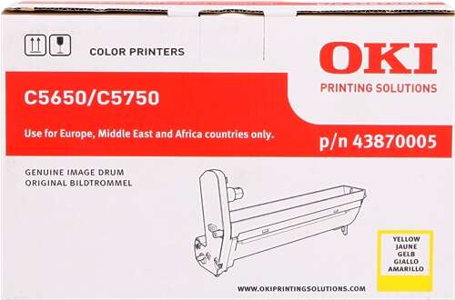 OKI C5650/C5750 Amarillo Tambor de Imagen Original - 43870005 (Drum) - Prinkweb