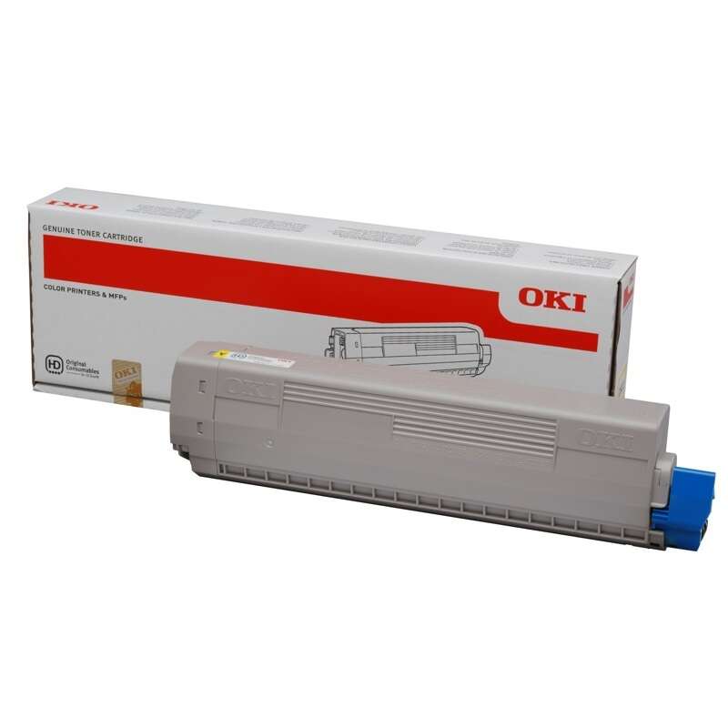 OKI C822 Amarillo Cartucho de Toner Original - 44844613 - Prinkweb