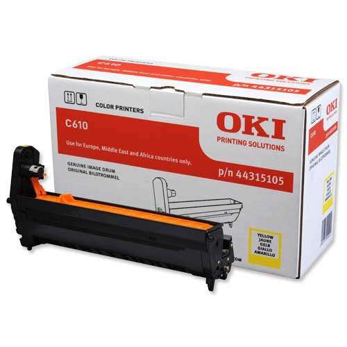 OKI C610 Amarillo Tambor de Imagen Original - 44315105 (Drum) - Prinkweb