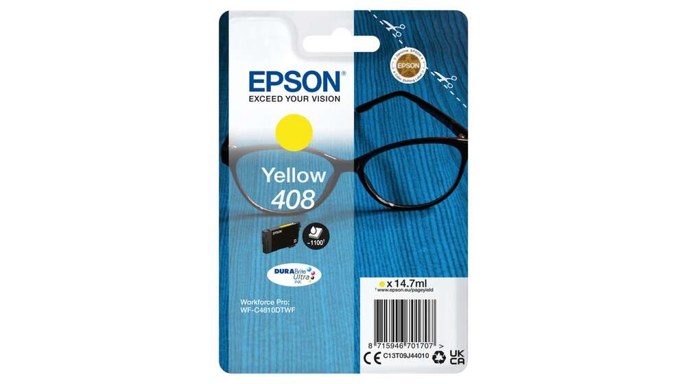 Epson 408 Amarillo  Cartucho de Tinta Original - C13T09J44010 - Prinkweb
