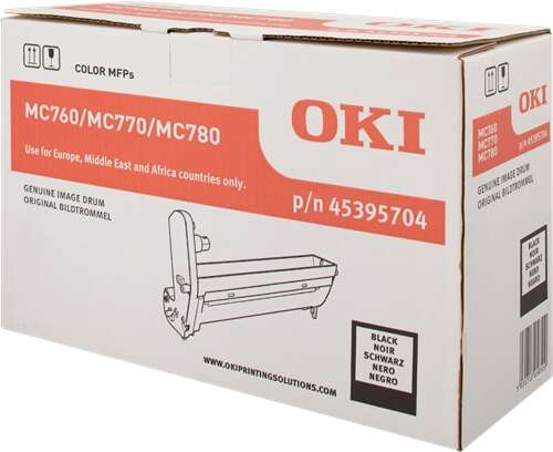 OKI MC760/MC770/MC780 Negro Tambor de Imagen Original - 45395704 - Prinkweb