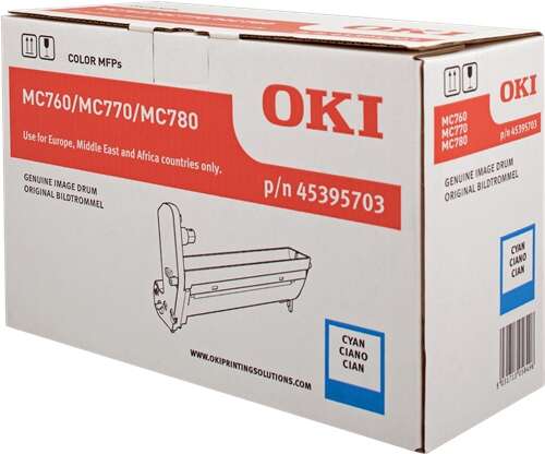 OKI MC760/MC770/MC780 Cyan Tambor de Imagen Original - 45395703 - Prinkweb