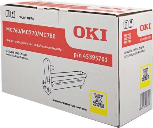 OKI MC760/MC770/MC780 Amarillo Tambor de Imagen Original - 45395701 - Prinkweb