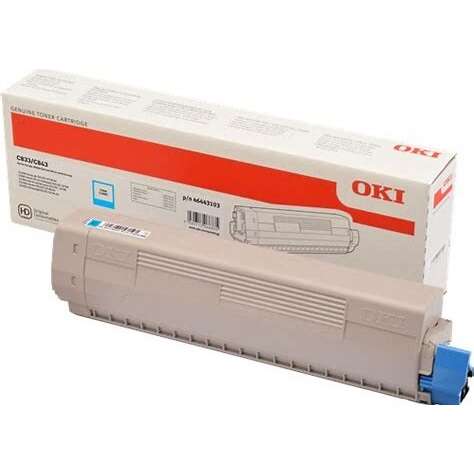 OKI C833/C843 Cyan Cartucho de Toner Original - 46443103 - Prinkweb