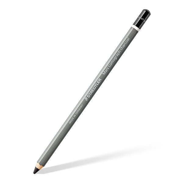 Crayon graphite Staedtler Mars Lumograph Charcoal 100C - Mine S - Haute teneur en carbone