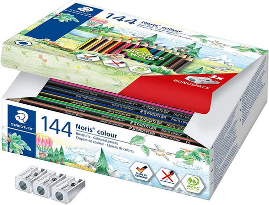 Staedtler Noris Colour 185 Lapices Hexagonales de Colores - Resistencia a la Rotura - Id