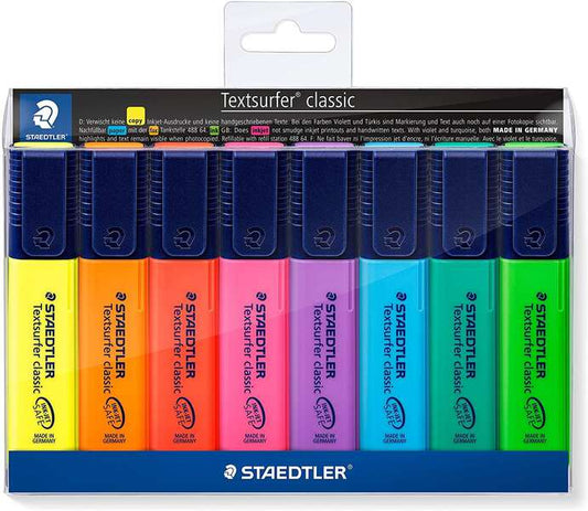 Staedtler Textsurfer Classic 364 Marcadores Fluorescentes - Secado Rapido - Trazo 1 - 5mm