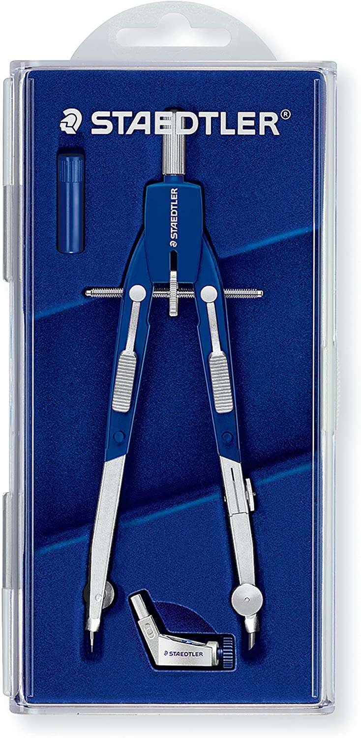 Bússola de Precisão Staedtler Mars 552 01 - Pernas Articuladas - Ajuste Rápido 