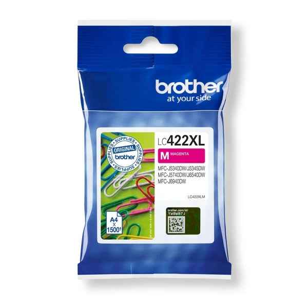 Brother LC422XL Magenta Cartucho de Tinta Original - LC422XLM - Prinkweb