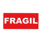 Apli Rollo de 200 Etiquetas de Señalizacion FRAGIL 100x50mm - Adhesivo Permanentes - Letras Blancas sobre Fondo Rojo