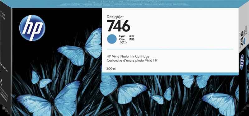 HP 746 Cyan Cartucho de Tinta Original - P2V80A - Prinkweb