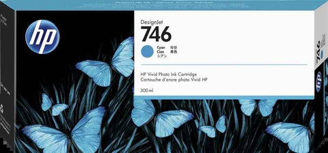Cartouche d'encre cyan HP 746 authentique - P2V80A