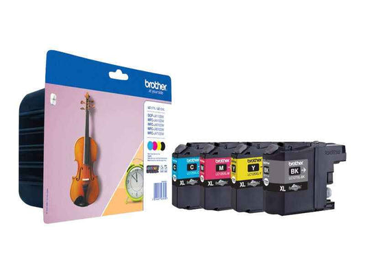 Brother LC127XL/LC125XL Pack de 4 Cartuchos de Tinta Originales - LC127XLVALBP - Prinkweb