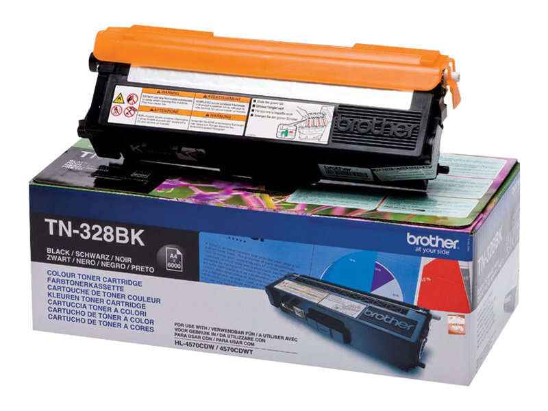 Brother TN328 Negro Cartucho de Toner Original - TN328BK - Prinkweb