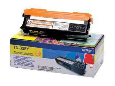 Brother TN328 Amarillo Cartucho de Toner Original - TN328Y - Prinkweb