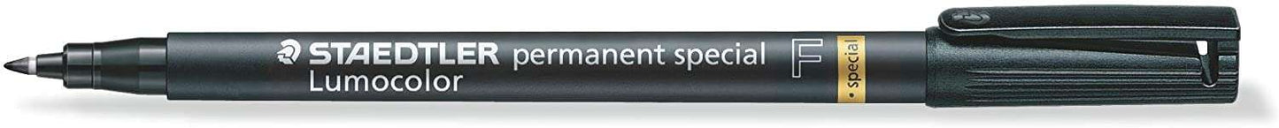 Staedtler Lumocolor Permanent 319 Rotulador Permanente de Punta Fina - Trazo 0.6mm - Para Aplicacion