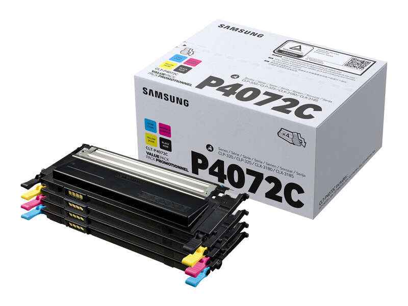 Samsung CLT-P4072C Pack de 4 Cartuchos de Toner Originales - SU382A - Prinkweb