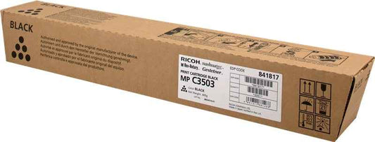 Ricoh Aficio MP-C3003/MP-C3004/MP-C3503/MP-C3504/MP-C4504/MP-C5504/MP-C6004 Negro Cartucho de Toner Original - 841817/841813 - Prinkweb