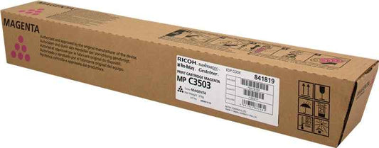 Ricoh Aficio MP-C3003/MP-C3004/MP-C3503/MP-C3504/MP-C4504/MP-C5504/MP-C6004 Amarillo Cartucho de Toner Original - 841818/841814 - Prinkweb