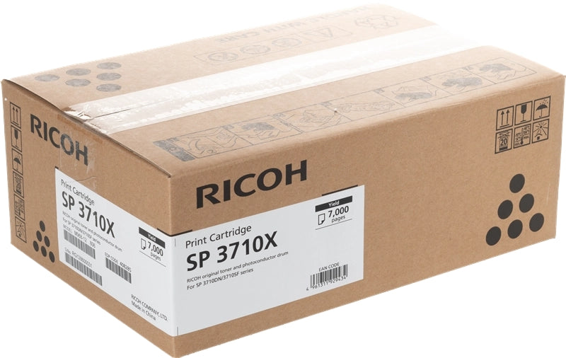 Ricoh Aficio SP3710 Negro Cartucho de Toner Original - 408284/408285 - Prinkweb