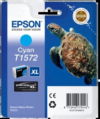 Epson T1572 Cyan Cartucho de Tinta Original - C13T15724010 - Prinkweb