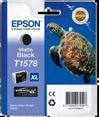 Epson T1578 Negro Mate Cartucho de Tinta Original - C13T15784010 - Prinkweb