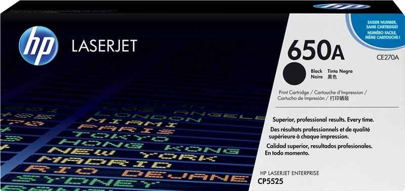 HP CE270A Negro Cartucho de Toner Original - 650A - Prinkweb