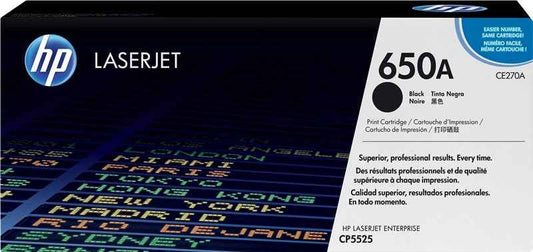 HP CE270A Negro Cartucho de Toner Original - 650A - Prinkweb