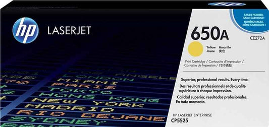 HP CE272A Amarillo Cartucho de Toner Original - 650A - Prinkweb