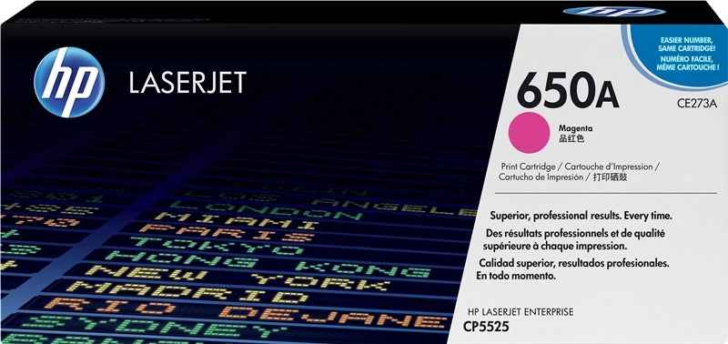 HP CE273A Magenta Cartucho de Toner Original - 650A - Prinkweb