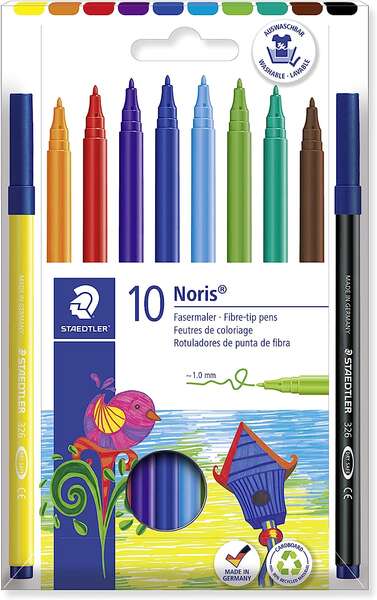 Staedtler 326 Rotuladores Punta de Fibra - Trazo 1.0mm Aprox - Resistente a la Presion