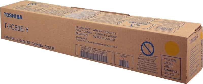 Toshiba T-FC50EY Amarillo Cartucho de Toner Original - 6AJ00000111/6AJ00000225/6AJ00000299 - Prinkweb