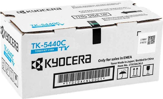 Kyocera TK5440 Cyan Cartucho de Toner Original - 1T0C0ACNL0/TK5440C - Prinkweb
