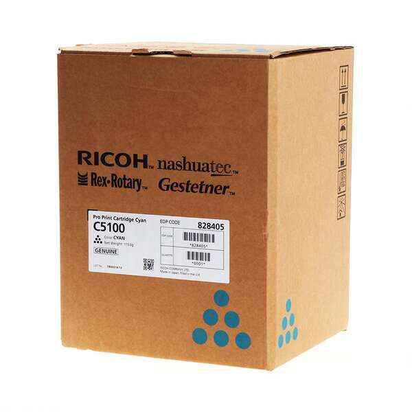 Ricoh Pro C5100/C5110 Cyan Cartucho de Toner Original - 828405 - Prinkweb
