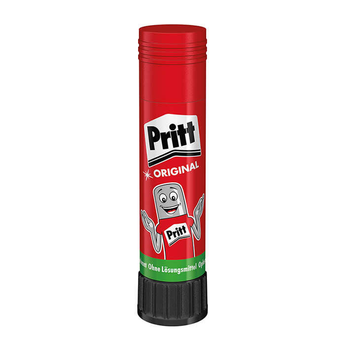 Bâton de colle Pritt 11 g - Sans solvant - 97 % d'ingrédients naturels - Lavable à 20 °C - Sans danger pour les enfants 
