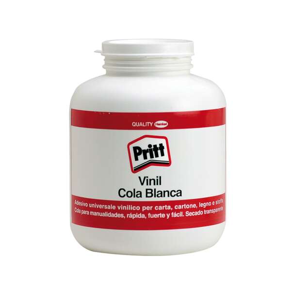 Colle blanche Pritt 1 kg - Sans solvant - Lavable à 20 °C - 90 % d'ingrédients naturels - Sans danger pour les enfants 