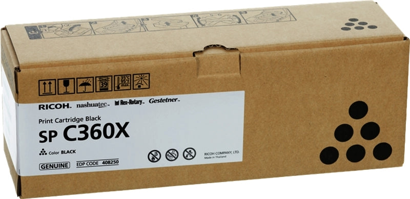 Ricoh Aficio SP-C361 Negro Cartucho de Toner Original - 408250/SPC360X - Prinkweb