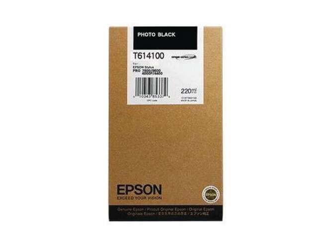 Epson T6141 Negro Photo Cartucho de Tinta Original - C13T614100 - Prinkweb