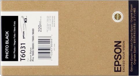 Cartuccia d'inchiostro originale Epson T6031 Nero Photo - C13T603100