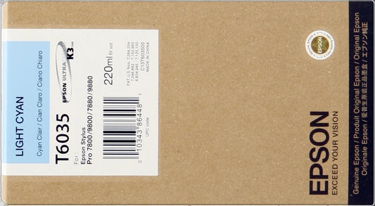 Epson T6035 Cyan Light Cartucho de Tinta Original - C13T603500 - Prinkweb